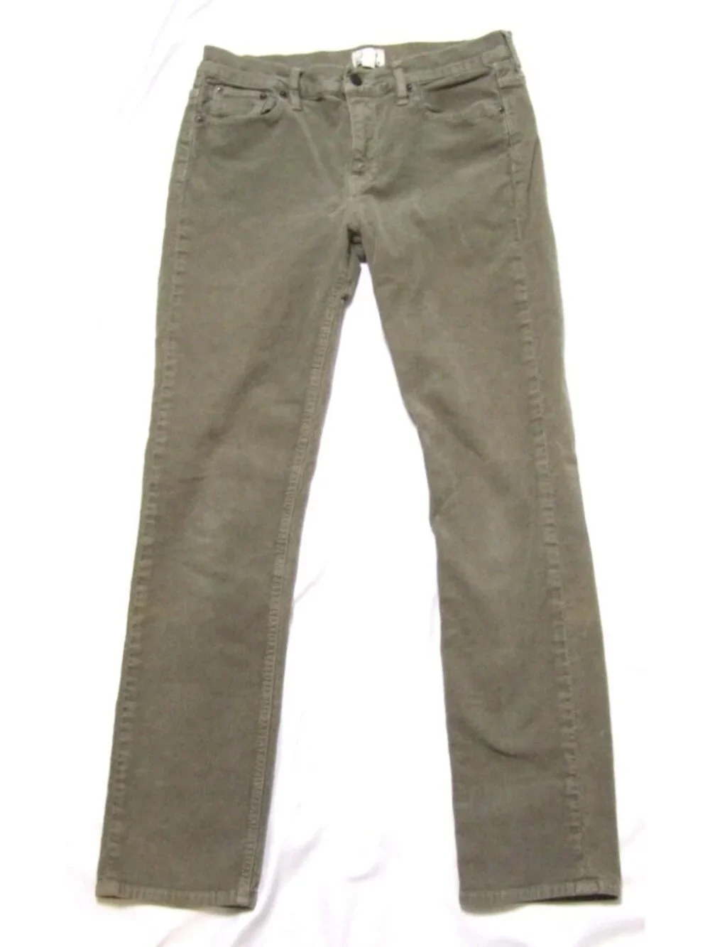 J. Crew Matchstick Corduroy Pants Sz 30 Ribbed Slim Straight Fit Preppy (MP654)